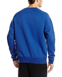 blauer Pullover mit einem Rundhalsausschnitt von Nike