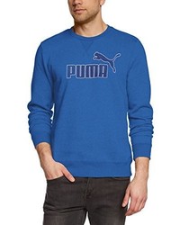 blauer Pullover mit einem Rundhalsausschnitt von Puma