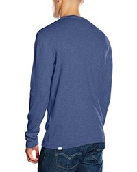 blauer Pullover mit einem Rundhalsausschnitt von Quiksilver