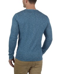 blauer Pullover mit einem Rundhalsausschnitt von Redefined Rebel