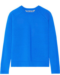 blauer Pullover mit einem Rundhalsausschnitt von Reed Krakoff