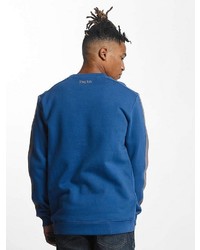 blauer Pullover mit einem Rundhalsausschnitt von Thug Life
