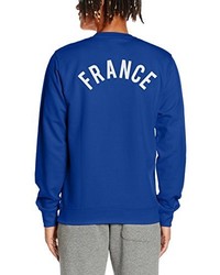 blauer Pullover mit einem Rundhalsausschnitt von TOFFS RETRO FOOTBALL