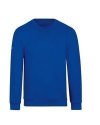 blauer Pullover mit einem Rundhalsausschnitt von Trigema