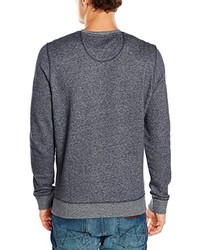 blauer Pullover mit einem Rundhalsausschnitt von Wrangler