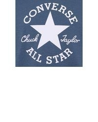 blauer Pullover mit einer Kapuze von Converse
