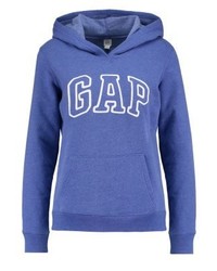 blauer Pullover mit einer Kapuze von Gap