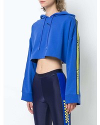 blauer Pullover mit einer Kapuze von Fenty X Puma