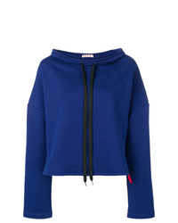 blauer Pullover mit einer Kapuze von Marni