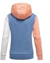 blauer Pullover mit einer Kapuze von REPUBLIX
