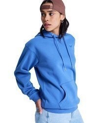 blauer Pullover mit einer Kapuze von Roxy