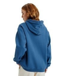 blauer Pullover mit einer Kapuze von Roxy