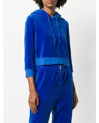 blauer Pullover mit einer Kapuze von Juicy Couture