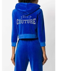 blauer Pullover mit einer Kapuze von Juicy Couture