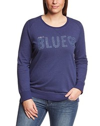 blauer Pullover von b2