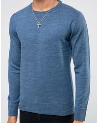 blauer Pullover von Brave Soul