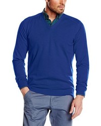 blauer Pullover von CALAMAR MENSWEAR
