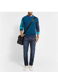 blauer Pullover von The Elder Statesman