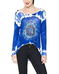 blauer Pullover von Desigual