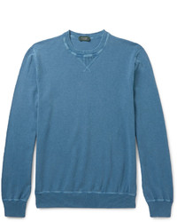 blauer Pullover von Incotex