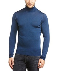 blauer Pullover von John Smedley