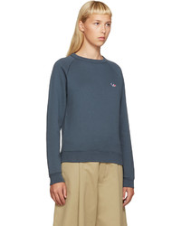 blauer Pullover von MAISON KITSUNE