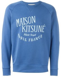 blauer Pullover von MAISON KITSUNÉ
