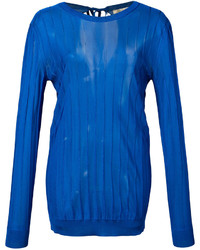blauer Pullover von Nina Ricci
