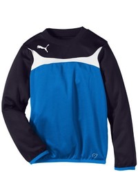 blauer Pullover