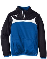 blauer Pullover