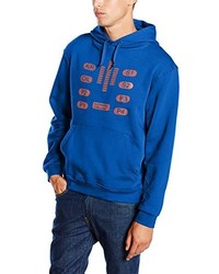 blauer Pullover