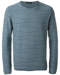 blauer Pullover von Roberto Collina