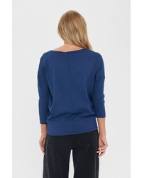 blauer Pullover von Saint Tropez