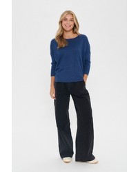 blauer Pullover von Saint Tropez