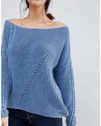 blauer Pullover von Vero Moda