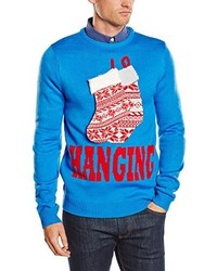 blauer Pullover von Threadbare
