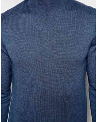 blauer Rollkragenpullover von Asos