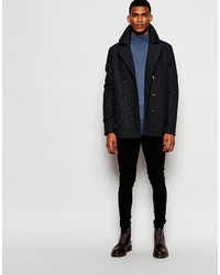 blauer Rollkragenpullover von Asos