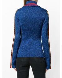 blauer Rollkragenpullover von Hilfiger Collection