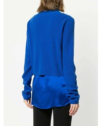 blauer Rollkragenpullover von Elie Tahari