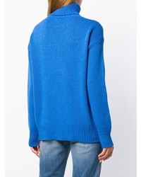 blauer Rollkragenpullover von Etro