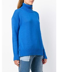 blauer Rollkragenpullover von Etro