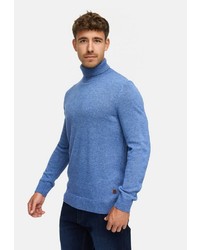 blauer Rollkragenpullover von INDICODE