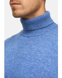 blauer Rollkragenpullover von INDICODE