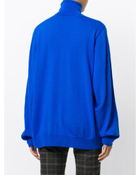 blauer Rollkragenpullover von Stella McCartney