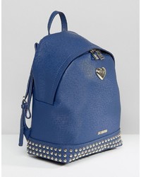 blauer Rucksack von Love Moschino