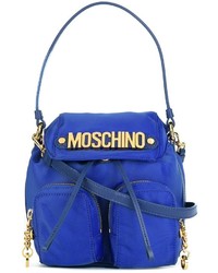 blauer Rucksack von Moschino
