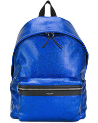 blauer Rucksack von Saint Laurent