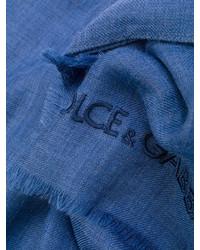 blauer Schal von Dolce & Gabbana