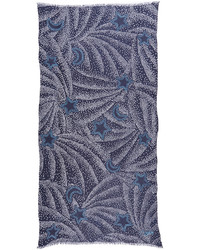 blauer Schal von Diane von Furstenberg